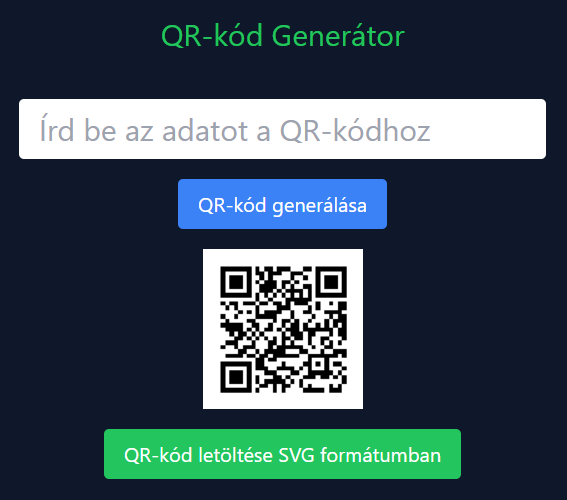 QR-kód generátor